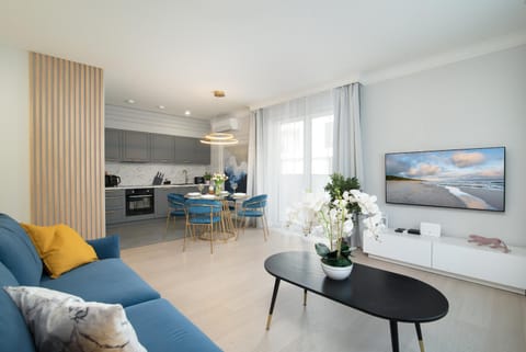 TV and multimedia, Kitchen or kitchenette, Living room, Seating area, Dining area