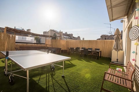 Patio, Table tennis, View (from property/room), Balcony/Terrace, Dining area, sunbed