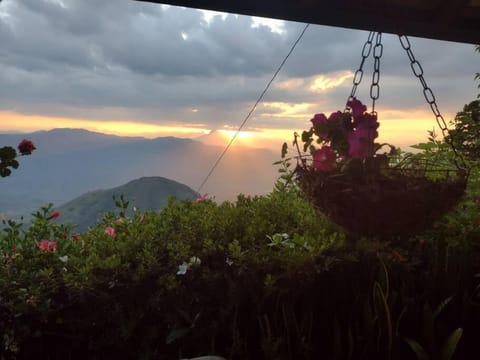 Natural landscape, Mountain view, Sunset