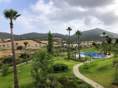 Day, Natural landscape, Garden, Garden view, Mountain view, Pool view, Swimming pool