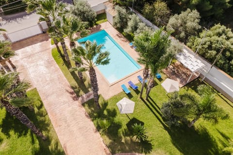 Property building, Living room, Swimming pool