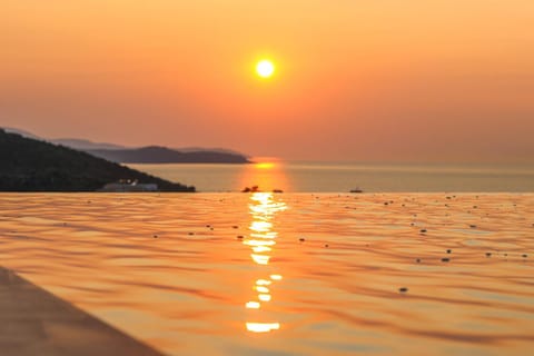 Sea view, Swimming pool, Sunset
