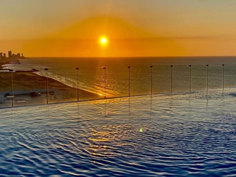 Day, Natural landscape, Beach, Pool view, Sea view, Swimming pool, Sunset