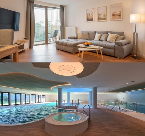 Living room, Swimming pool