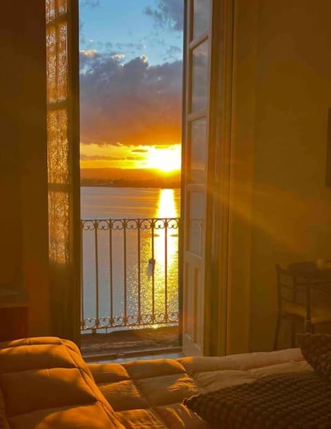 View (from property/room), Balcony/Terrace, Sea view, Sunset