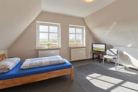 Bed, TV and multimedia, Photo of the whole room, Bedroom