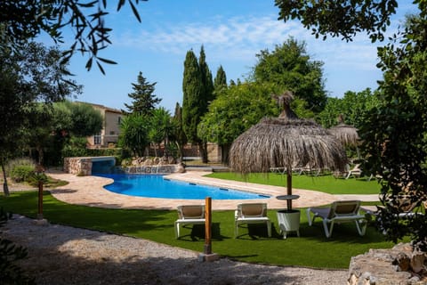 Property building, Living room, Swimming pool