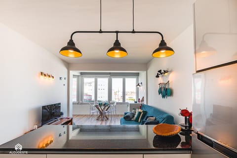 Kitchen or kitchenette, Living room
