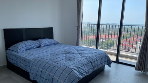Bed, View (from property/room), Balcony/Terrace, Photo of the whole room, Bedroom