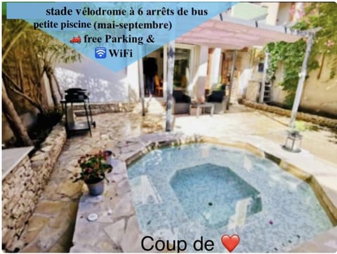 Patio, BBQ facilities, Swimming pool