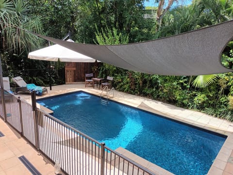 Patio, Pool view