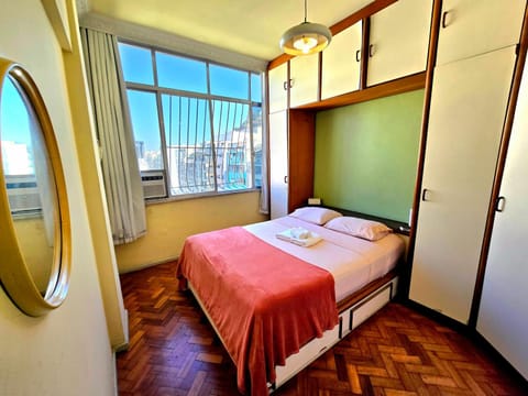 Bed, Photo of the whole room, Bedroom, wardrobe, air conditioner