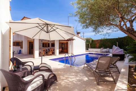 Property building, Living room, Swimming pool