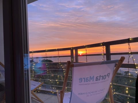 Balcony/Terrace, Sea view, Sunset