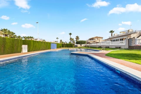 Property building, Living room, Swimming pool