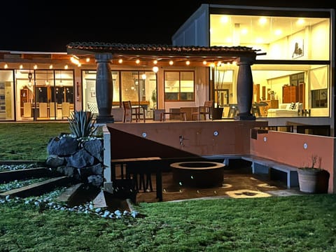 Property building, Patio, Night, Activities, Garden, Garden