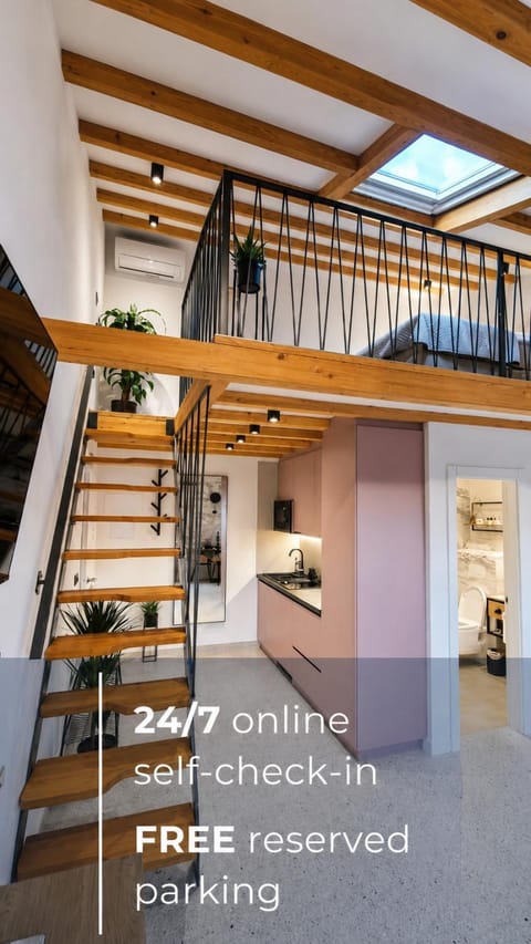 Bed, Kitchen or kitchenette, Living room, kitchen