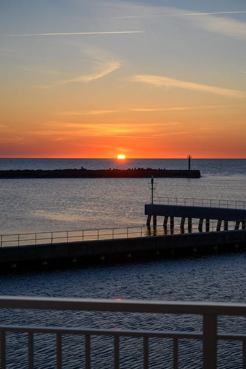 Natural landscape, Sea view, Sunset