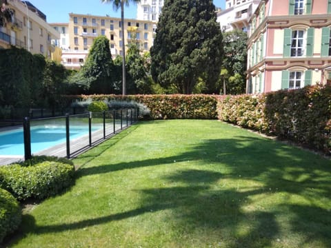 Property building, Pool view