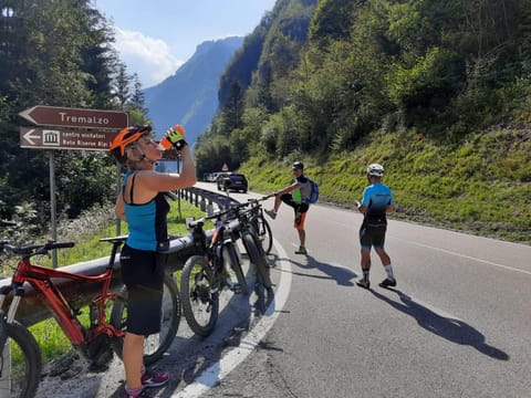 Staff, Natural landscape, Cycling, Mountain view, group of guests