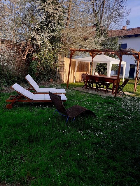 Spring, Garden, sunbed