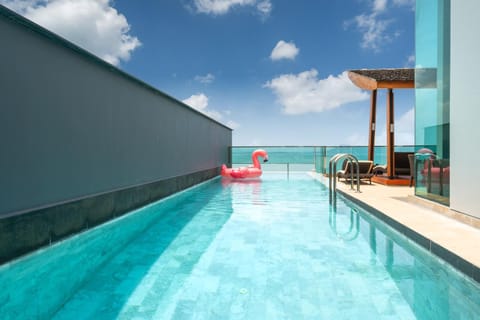 Pool view, Sea view, Swimming pool