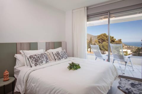 Apartment with open sea views in Mijas Pueblo House in Mijas