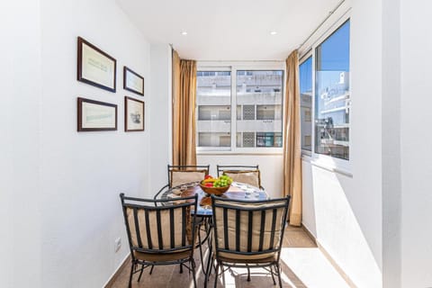 Property building, Living room, Dining area
