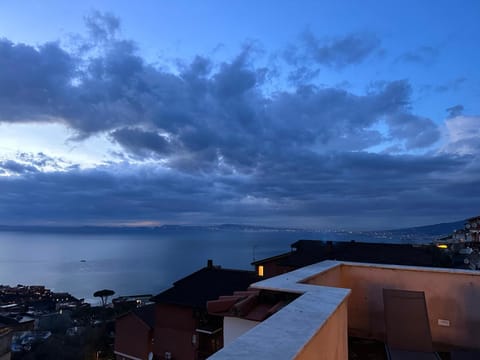 Night, Natural landscape, Sea view