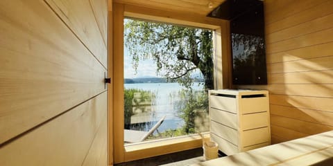 Sauna, View (from property/room), Lake view