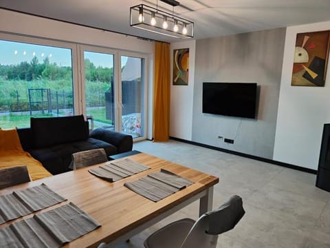 Łeba Nowęcin Orange House House in Leba