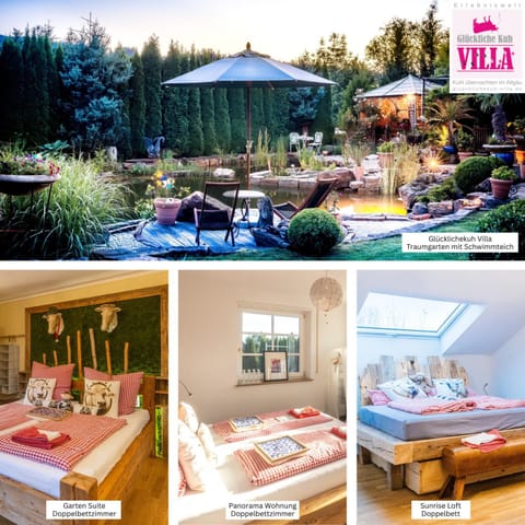 Bed, Garden, Bedroom, Garden view