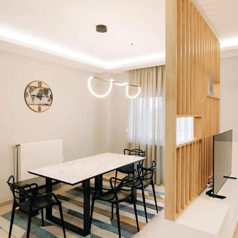 Dining area, hair dresser