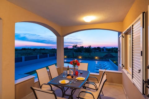 Patio, Balcony/Terrace, Pool view