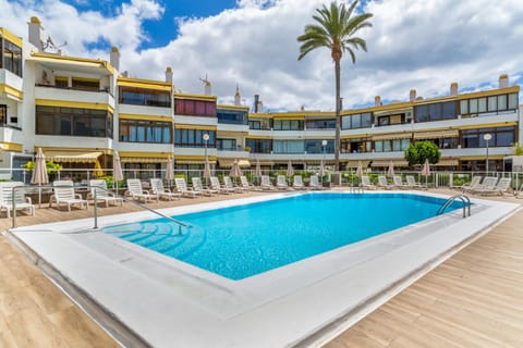 Property building, Living room, Swimming pool