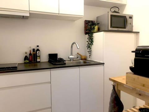 Coffee/tea facilities, Kitchen or kitchenette, minibar, stove