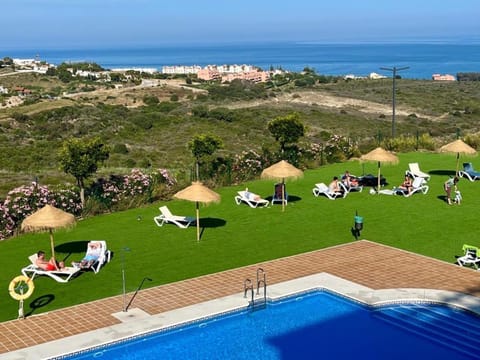Natural landscape, Pool view, Sea view, sunbed