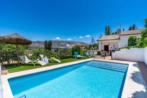 Property building, Living room, Swimming pool
