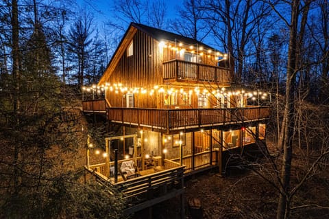 Property building, Night, Natural landscape
