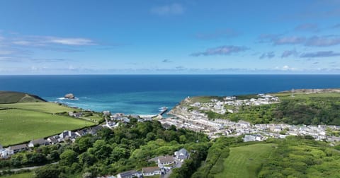 Natural landscape, Bird's eye view, Sea view