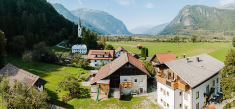 Property building, Neighbourhood, Natural landscape, Bird's eye view, Mountain view