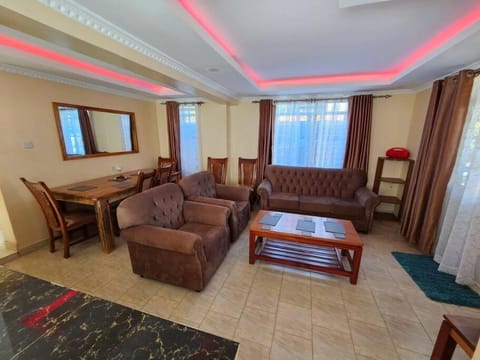Living room, Seating area, Dining area