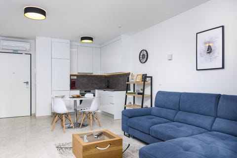 Living room, kitchen