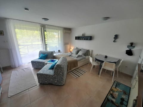 Bed, Living room, kitchen