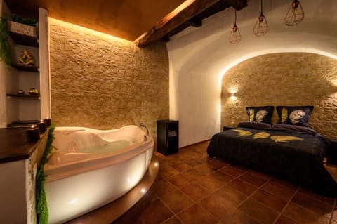 Bed, Hot Tub, Photo of the whole room