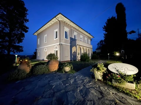 Property building, Night, Garden, Garden view