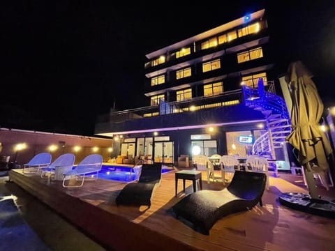 Property building, Night