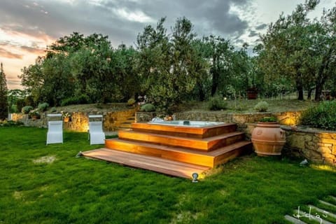 Spring, Natural landscape, Garden, Hot Tub, Evening entertainment, Garden view