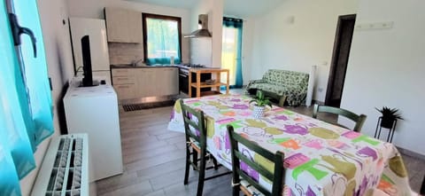 Living room, kitchen