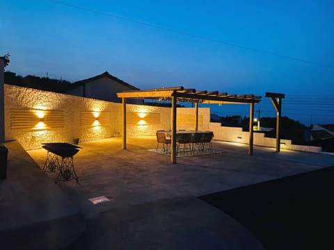 Patio, Night, Natural landscape, View (from property/room), Sea view